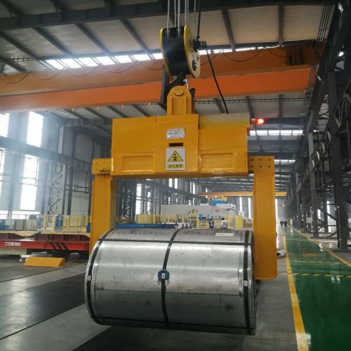 Electrical horizontal steel coil tong