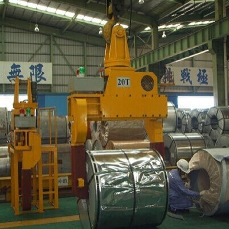 Steel Roll Rotating Lifting Equipment Coil Tongs Clamp