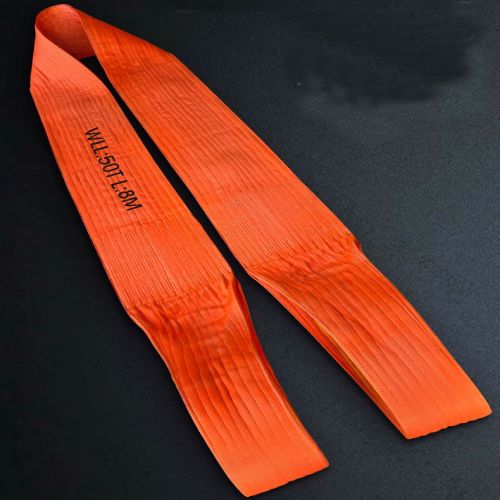 Polyester Webbing Belt Lifting Sling Strap Safety Factor 8:1
